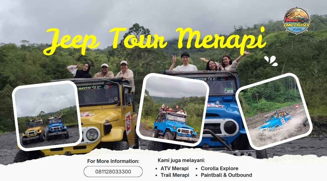 Explore Merapi dengan Jeep Merapi Jogja Bersama Vamos Land Cruiser