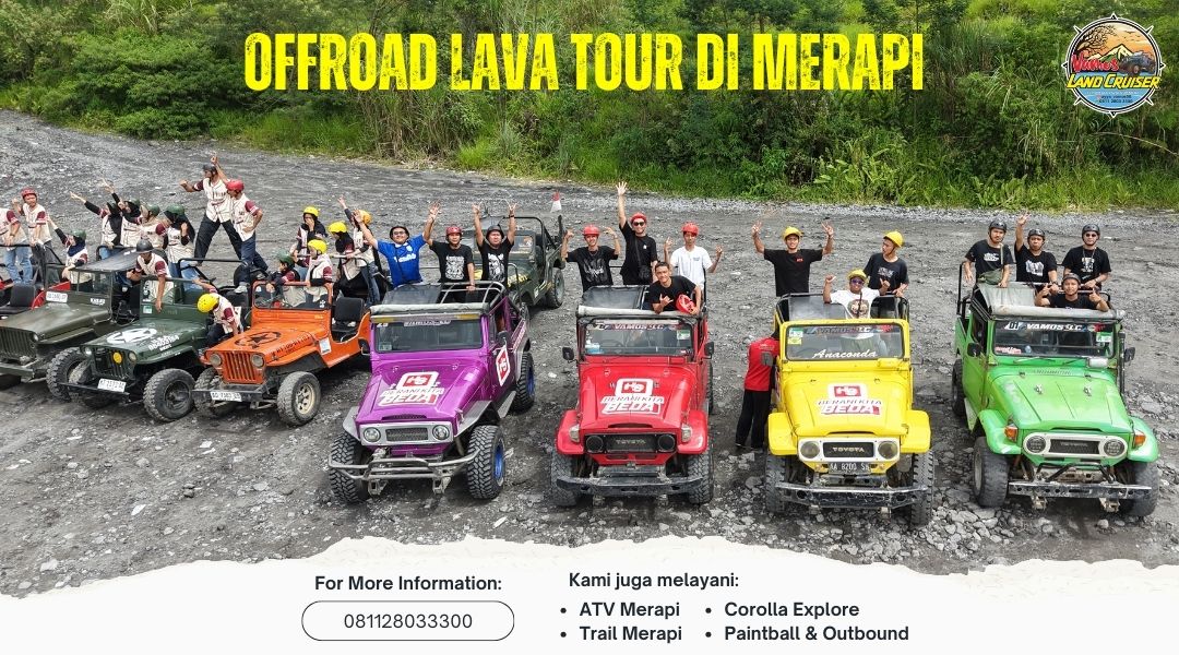 Harga Lava Tour Jeep Merapi Jogja Terbaru & Paket Wisata Lengkap