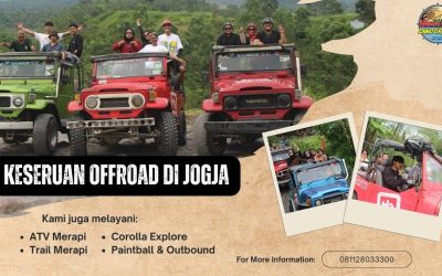 Wisata Jeep Offroad Jogja & Main ATV Seru Bersama Vamos Land Cruiser